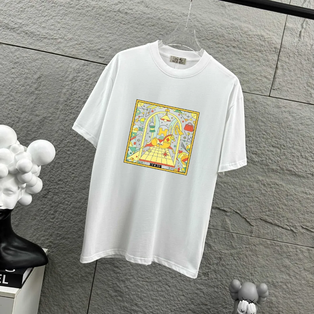 Herme* * 2026 New Arrival Classic T Same Style ：Black White Red Size： S （90-130 ） M （120-150 ） L （140-165 ） XL （160-180 ） XXL （180-210 ）
